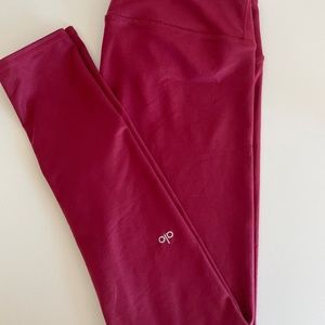 Alo Yoga High Waist Legging Red/Cranberry